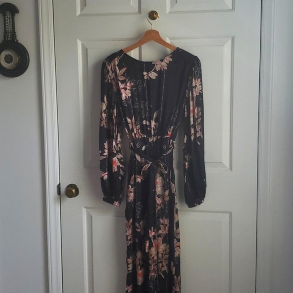 Harlyn Silky Floral Jumpsuit size s from Anthropologie